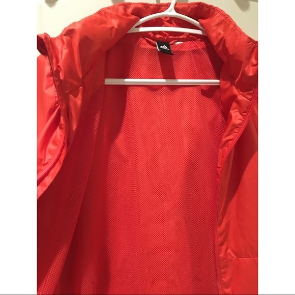 Adidas Red Windbreaker Jacket - Picture 5 of 6